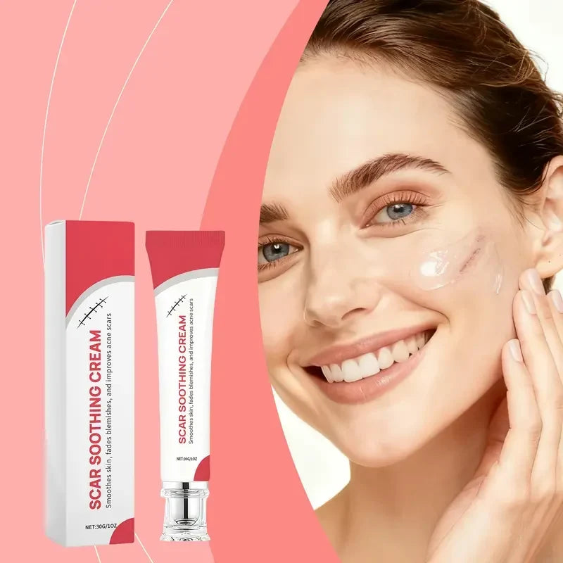 Advanced Silicone Scar Cream - Skin Repair Treatment for Surgical Acne Scars🩹