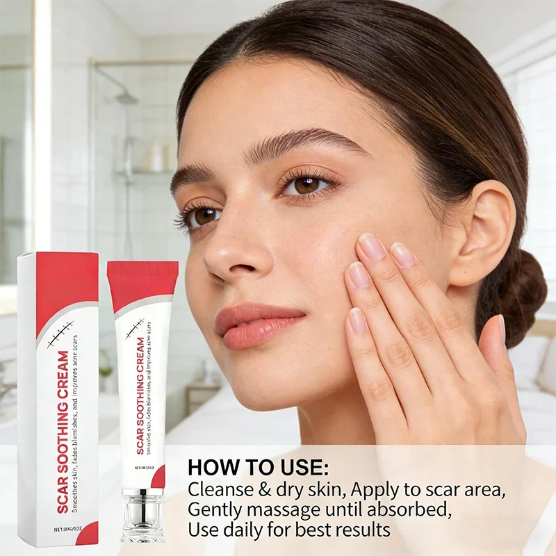 Advanced Silicone Scar Cream - Skin Repair Treatment for Surgical Acne Scars🩹