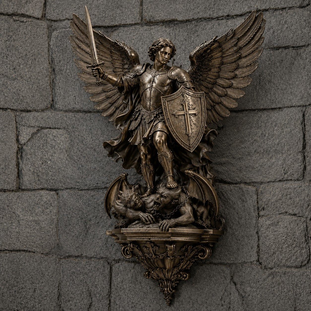 🔥Last Day 35% OFF🔥 St. Michael Guardian Angel Wall Light