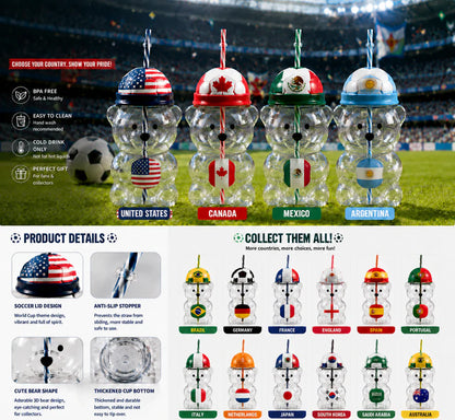 🔥2026 Global Football Celebration Bear Cup