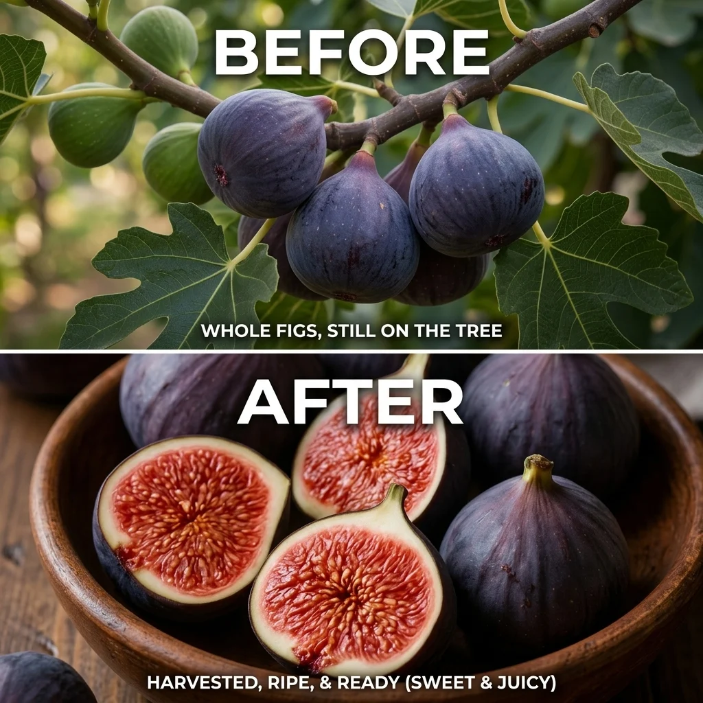 🌳🌳 High-Yield Dwarf Fig Tree – Fast-Growing, Sweet & Crisp Fruit, Perfect for Pots, Balconies & Farms