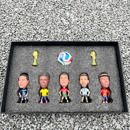 2026 World Cup Football 15 Replica Soccer Balls Collection Ornament Set