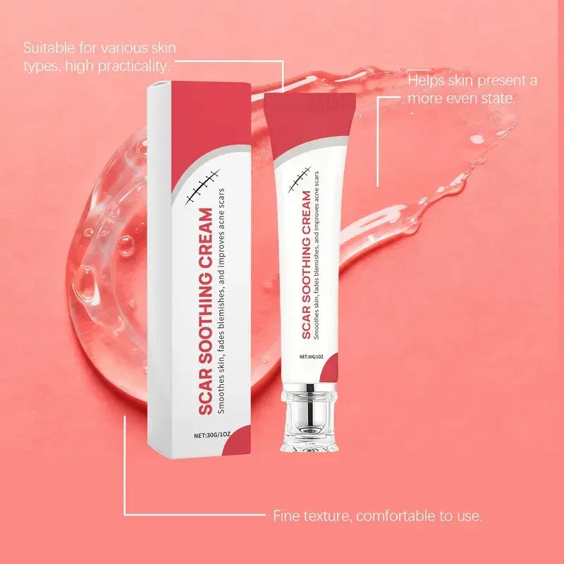 Advanced Silicone Scar Cream - Skin Repair Treatment for Surgical Acne Scars🩹