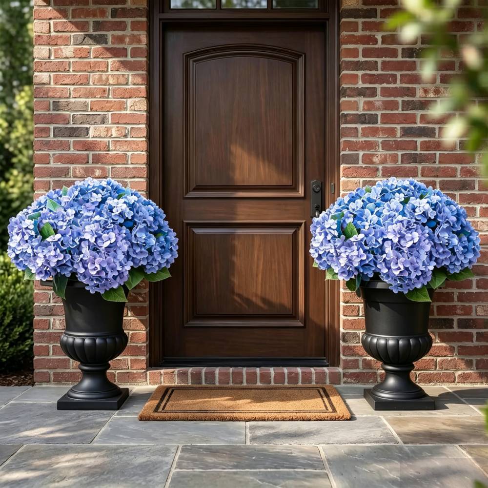 🔥Last Day OFF🔥Artificial Outdoor Hydrangea Flowers - UV resistant, Waterproof, Windproof